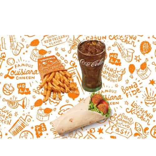 Blackened Chicken Wrap Combo