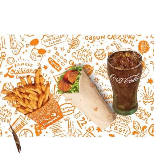 Blackened Spicy Chicken Wrap Combo