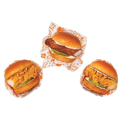 Popeyes Mini Chicken Sandwich Trio