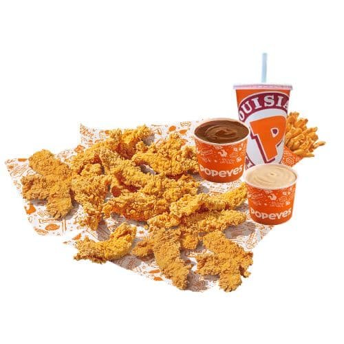 Popeyes 16 Pc Tenders Family Meal Menu