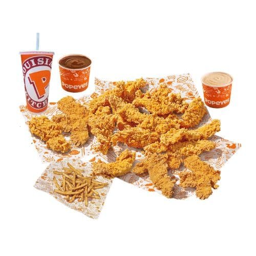 Popeyes 20 Pc Tenders Family Meal Menu