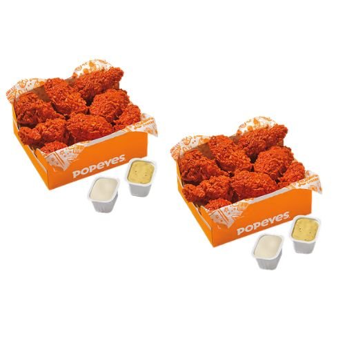 Popeyes 24 Pc Bone-In Wings