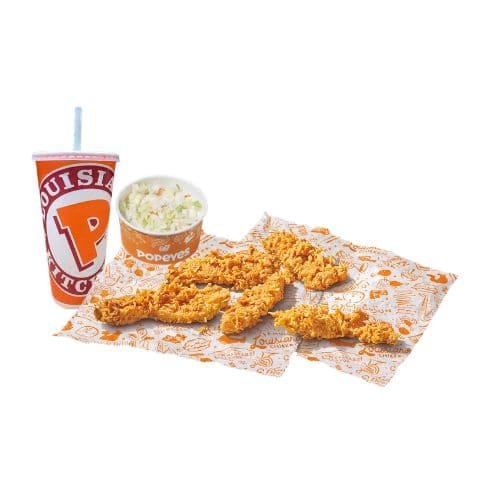 Popeyes 5 Pc Tenders Combo Menu