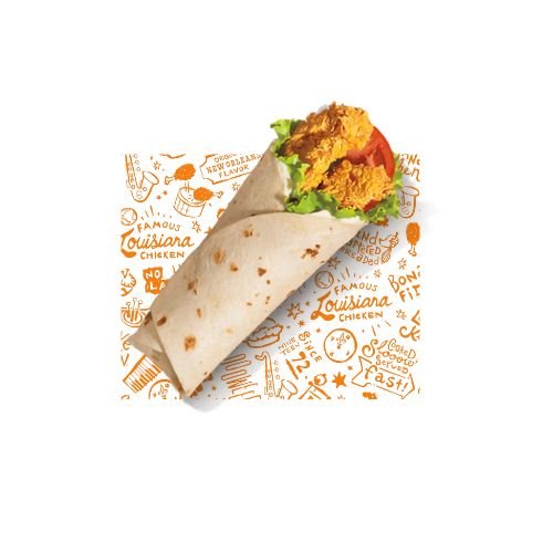 Popeyes Classic Chicken Wrap