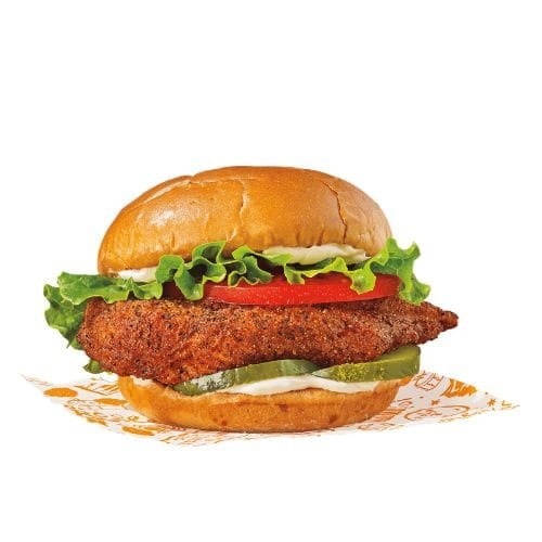 Popeyes Classic Deluxe Blackened Chicken Sandwich