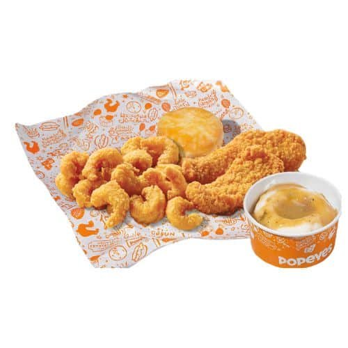 Popeyes Fish and Shrimp Combo Menu