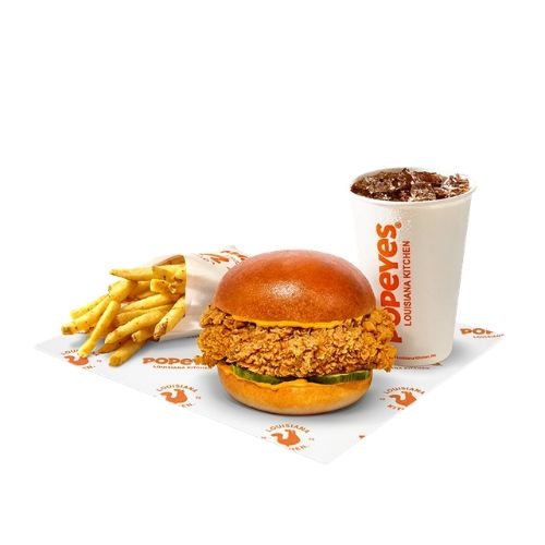 Popeyes Spicy Chicken Sandwich Combo