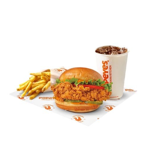 Popeyes Spicy Deluxe Chicken Sandwich Combo