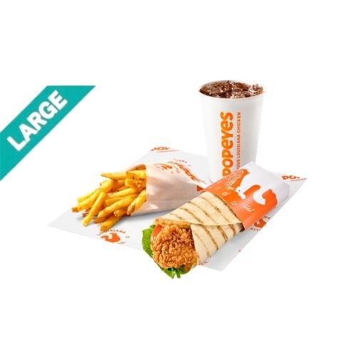 Large Kickback Wrap Meal