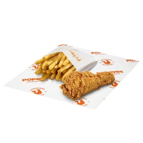 Popeyes 1 Piece & Fries