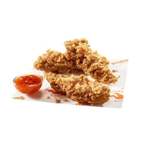 Popeyes 3 Spicy Tenders & a dip
