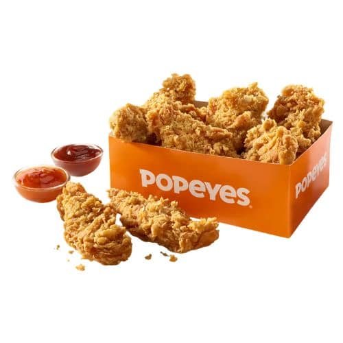 Popeyes 8 Classic Tenders & 2 dips
