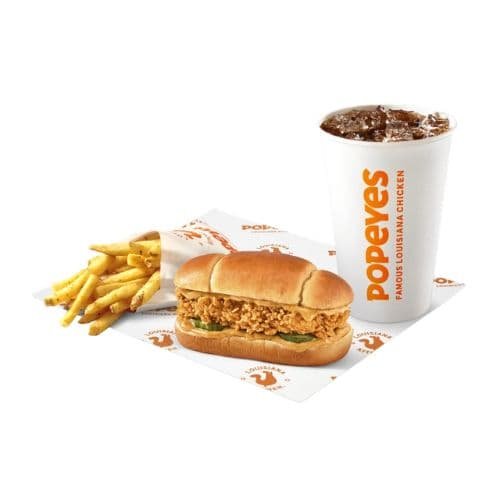 Popeyes Chicken Cruncher Meal