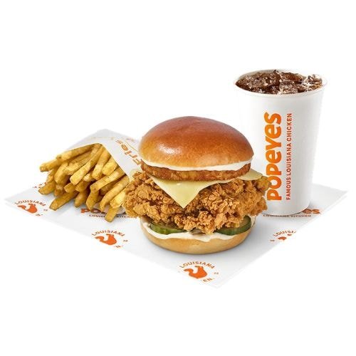 Popeyes Classic Superstack Sandwich Meal