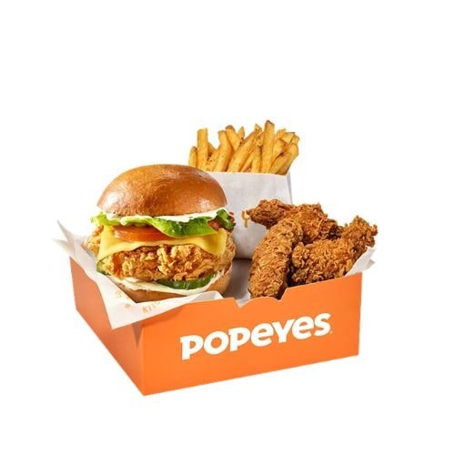 Popeyes Deluxe Box Meal Box