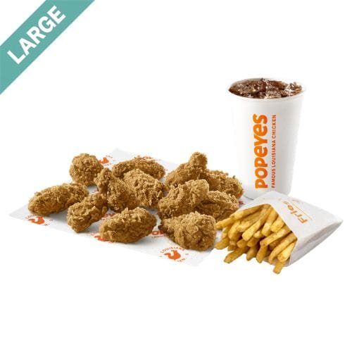 Popeyes Large 12 Cajun Citrus Wings Meal