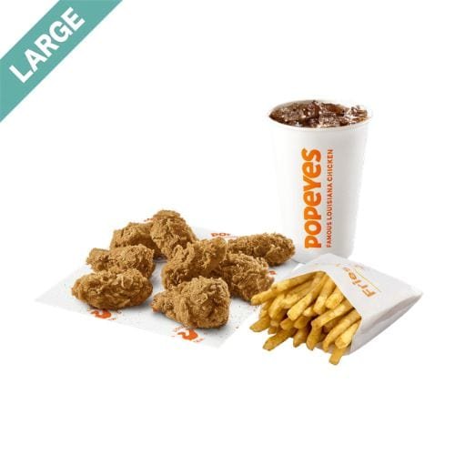 Popeyes Large 8 Cajun Citrus Wings Meal