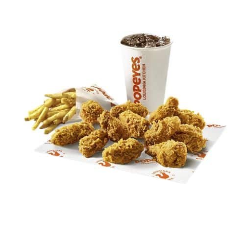 Popeyes Regular 12 Hot Wings Meal
