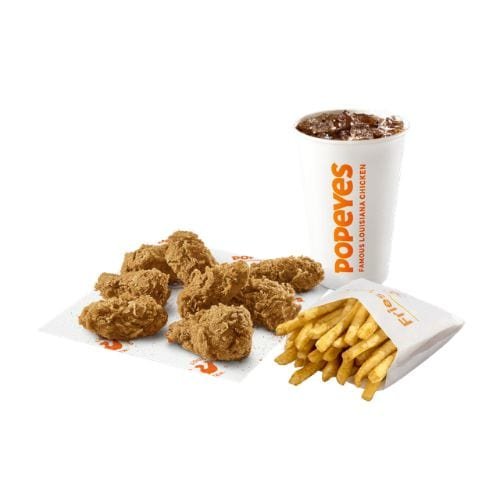 Popeyes Regular 8 Cajun Citrus Wings Meal