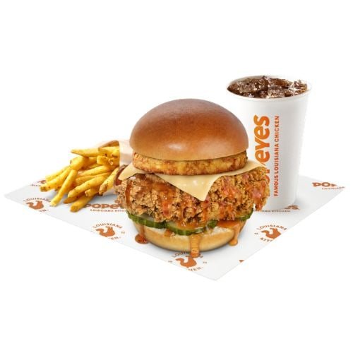 Popeyes Regular Hot Honey Superstack Sandwich
