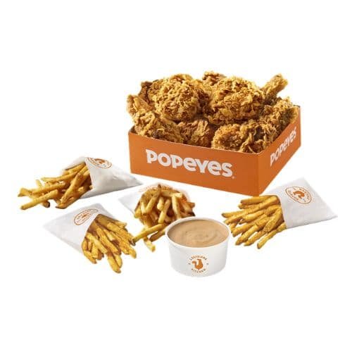 Popeyes Signature Chicken Sharer with Fries & Dip