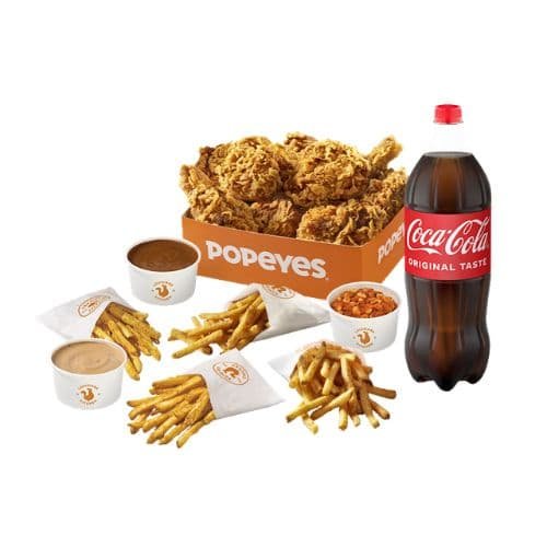 Popeyes Signature Chicken Sharer with Fries, Sides, Dip & Drink