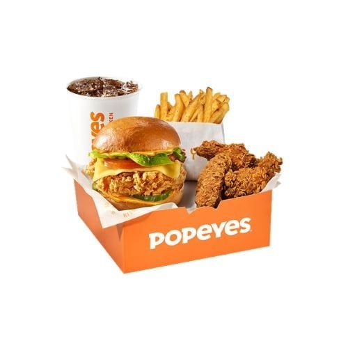 Popeyes Spicy Deluxe Box Meal